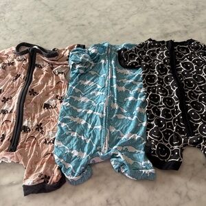 Set of bamboo shorties